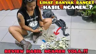GAK NYANGKA..!!REVIEW HASIL NGAMEN YOLA DI LAMPU MERAH‼️