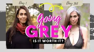 My Grey Hair Transition, Why did I stop Dyeing my Hair at 40.