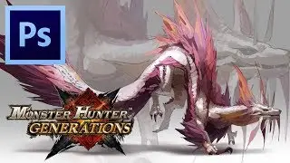 Mizutsune - Monster Hunter Generations | Photoshop Painting