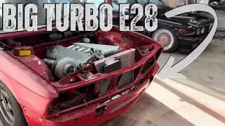Сборка большого турбонаддува E28, часть 2 (даунпайп, радиатор/интеркулер)