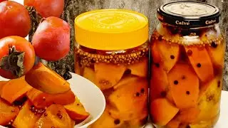 PICKLES DE FRUIT:Comment Je R&eacute;alise Les Pickels De Kaki
