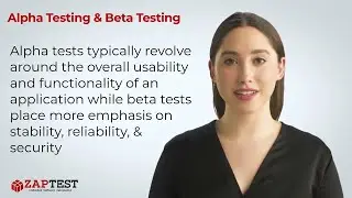Alpha Testing and Beta Testing