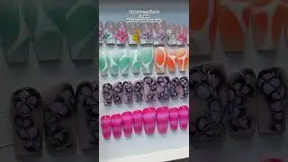 4 nail sets #pressonnails  #colors #nailart #foryou