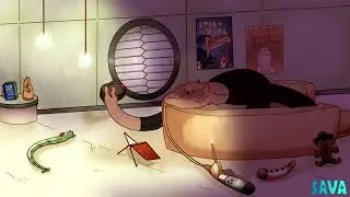 Snake person chilling (All Tomorrows fan animation) (reupload)