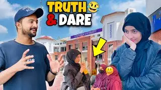 Truth or Dare challenge with Junior Girl || She Proposed The Boy For marriage || Truth & Dare game