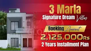 Ready House for sale on Installment in Lahore Signature Dream Villas #houseforsale