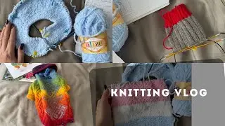 KNITTING VLOG 3/26 | НАЧАЛО НОВЫХ ИДЕЙ И ИХ ВОПЛОЩЕНИЕ | ПРОЦЕССЫ | ВНЕЗАПНЫЕ НОСОЧКИ 