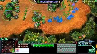 SC2 HotS 1v1 - Master Terran - TvZ / Zerus Prime / Marines vs Ling-Muta-Baneling