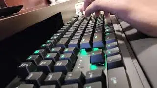 Razer Huntsman Elite Typing Sounds Clicky Opto-Mechanical Keys ASMR 6 Minutes