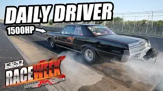 He Drives His 1500hp Stick Shift GTO EVERYWHERE! Race Week 2022