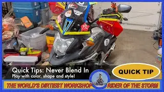 Quick Tips for Motorcycle Riders - NC700 NC750 Wind Protection Mods and Bright Colors
