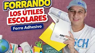Paso a Paso y recomendaciones para forrar con Forro Adhesivo. Forramos Cuadernos y Libros con Lustre