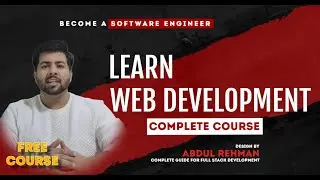 Web Development Complete Course | Learn HTML CSS JavaScript PHP Laravel | Become a Software Engineer