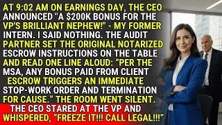 I Outmaneuvered the CEO with a Secret Escrow Clause | Corporate Chess