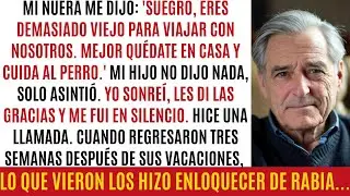 Mi nuera me ech&oacute; del viaje: 