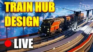 Making Logistics Easy With A New Train Hub Design Satisfactory 1.1