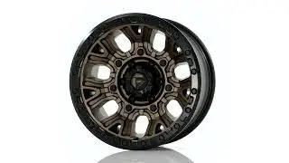 FUEL OFF-ROAD TRACTION - 17X9 - MATTE BRONZE WITH BLACK RING