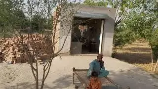 Tractor Ride Road To My Village Pahar Pur Layyah Punjab Pakistan Chak 172TDA Road