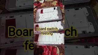 Board switch feeting and wiring #techtube_danish #electrical