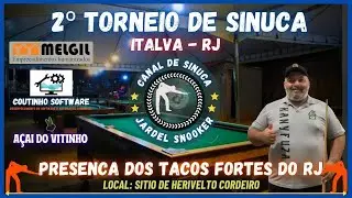 GRANDE FINAL DE ITALVA RJ LEO x BARATA - JARDEL SNOOKER AO VIVO