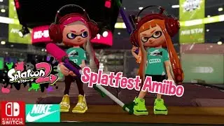 Nintendo Splatoon 2 Amiibo take photos with Splatfest Tee Team Nike Latest Model Air Max 270 Switch