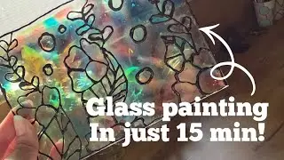 🌿 Easy Glass Painting for Beginners | Simple Yet Stunning ✨