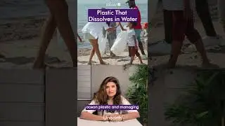 Plastic that dissolves in salt water #saltwater #plastic #japan