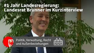 #1 Jahr Landesregierung: Landesrat Brunner im Kurzinterview