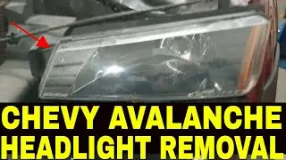 How to remove headlights Chevy avalanche