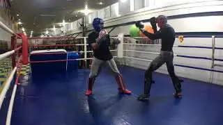 Boxing, TKD, Muay Thai, & MMA sparring with commentary: 4 rounds