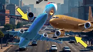 President Franklin Save 242 People From Plane Crash | VIP Protocol For President Franklin | GTA 5