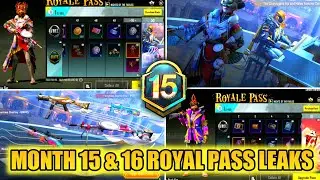 MONTH 15 & 16 ROYAL PASS 1 TO 50 REWARDS 🔥 1 TO 50 RP REWARDS IS HERE || M15 ROYAL PASS REWARDS