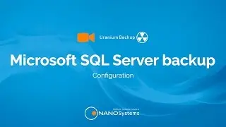 Set up a Server SQL database backup