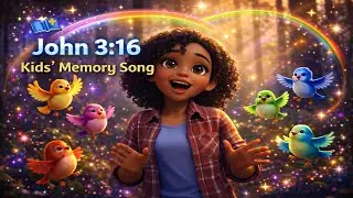 John 3:16 Kids Song 🎵 | Bible Memory Verse Song for Children #kids #kidslearning #kidssong 