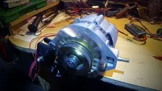 Running an alternator as a motor