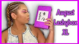 Lashy Box XL August 2020 | (First Impressions & Try On) | Crownblasian