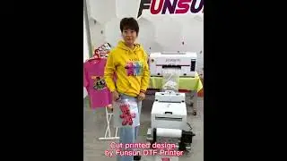 Fnsun DTF Clothes Printer-  jeans printing