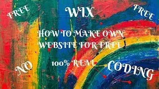 HOW TO MAKE YOUR OWN WEBSITE FOR FREE/WIX/100%REAL/KRISHNA TECHNICAL POINT#
