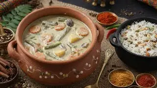 Vegetable Kurma and Jeera Rice Recipe | Malaysian Indian Vegetarian Recipe