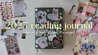 this video ends when i finish my journal 🖇️ 2025 reading journal flip-through!