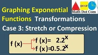 Graphing Exponential Function with Stretch and Compression |Transformations of Exponential Functions