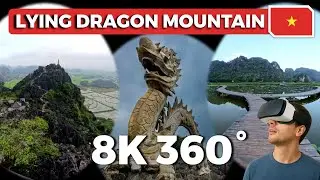 8K 360° VR Tour of Lying Dragon Mountain | Tranquil Lily Ponds to Summit Views | Vietnam