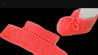 EASY BABY SOCKS KNITTING FOR BEGINNERS । KNIT SOCKS IN 20 MINS ONLY । #