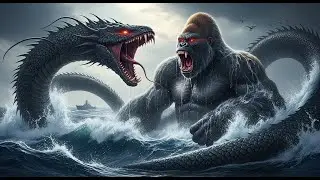 King Kong Rescues Giant Whale With Navy Police From Poachers in Sea #rescue #oceanrescue #kingkong