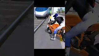 Bullet Train Crash Motorcycle 3d Driving Class #shorts#Android Gameplay#JCCJ