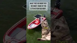 INSANE Boat Restoration out here Blowing MINDS #fishing #boat #repair #diy #drone #scubadiving #fyp