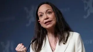 Conferencia de prensa de María Corina Machado en Washington