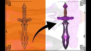 3D modelling Challenge - Sword Prop design