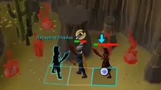 OSRS - Beneath Cursed Sands Boss Fights on a relatively Low Level Ironman - Raw Clip - No Commentary
