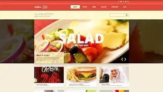 Fast Food Restaurant Responsive Joomla Template - 48264